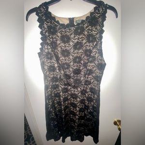 NWOT, never worn black lace cocktail dress.